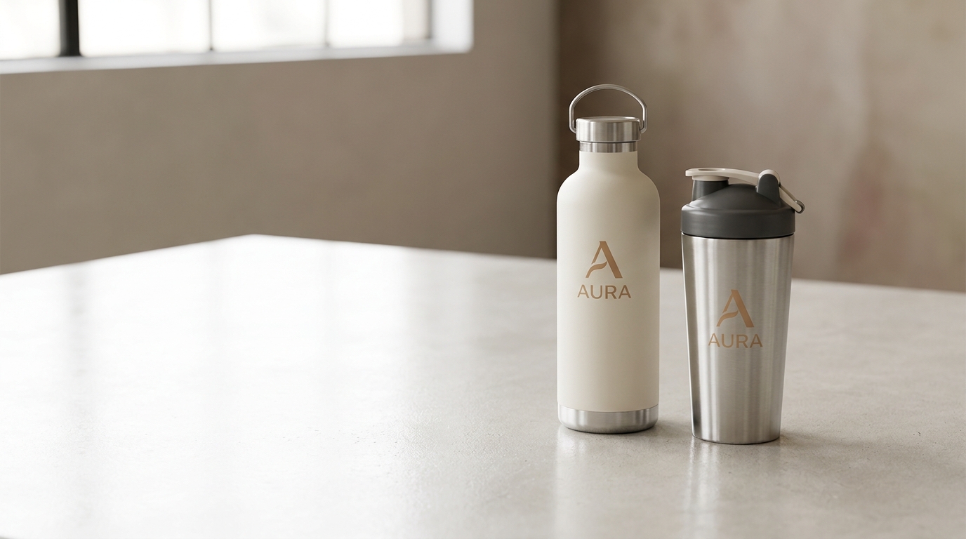 Branded bottles and shakers with your logo